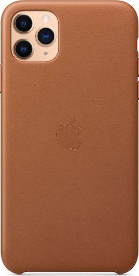 Apple Back Cover Leather Brown (iPhone 11 Pro Max)