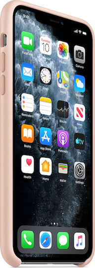 Apple Umschlag Rückseite Silikon Rosa (iPhone 11 Pro Max)