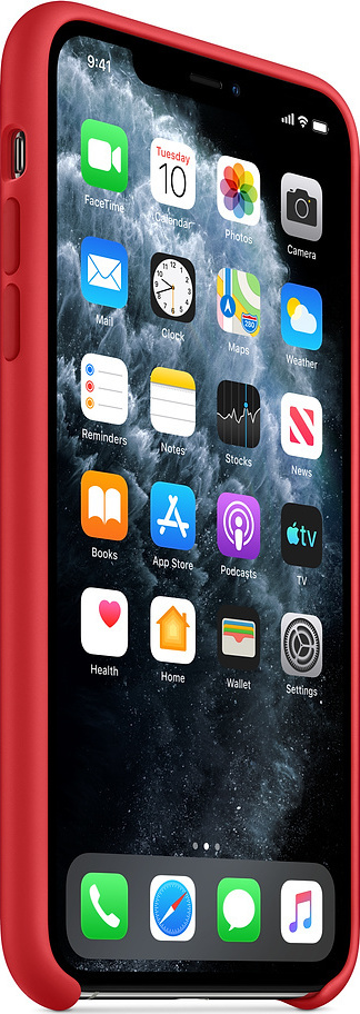 Best Buy: Apple iPhone 11 Pro Max Silicone Case (PRODUCT)RED MWYV2ZM/A