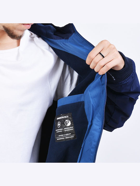 Geci Barbati Bomber Waterproof Albastru Regal / Navy