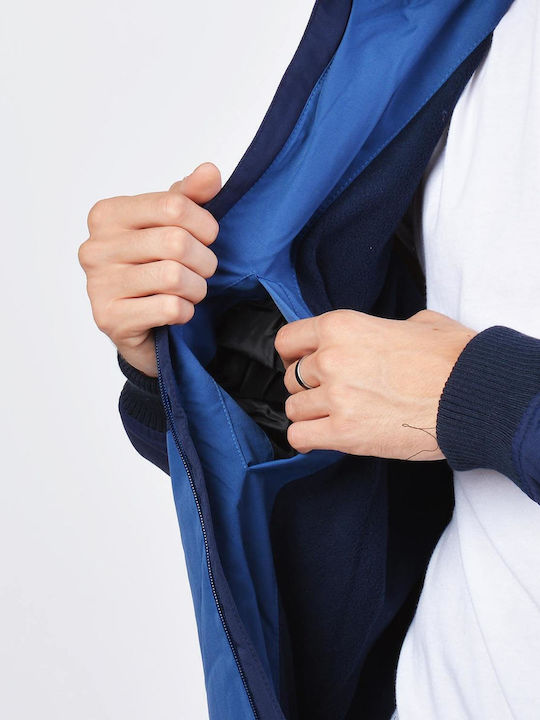 Geci Barbati Bomber Waterproof Albastru Regal / Navy