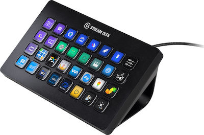 Elgato Stream Deck XL With 32 Customizable LCD Buttons for PC