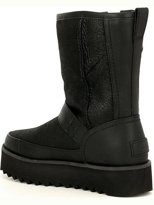 Classic Rebel Cizme dama Negre