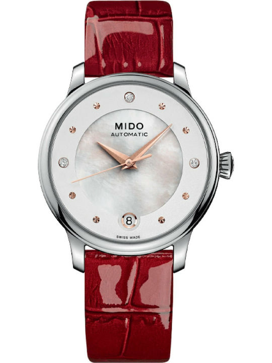 Mido Baroncelli Lady Day Diamonds Uhr mit Automatikwerk
