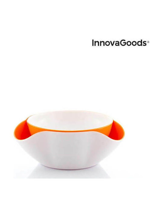 InnovaGoods Μπωλ Σερβιρίσματος Στρογγυλό Πλαστικό Πορτοκαλί 2τμχ