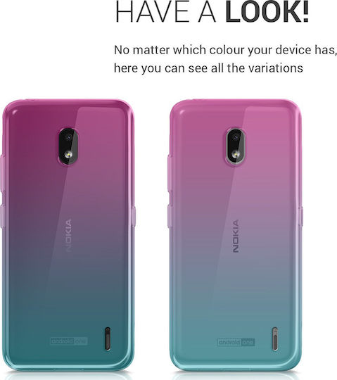 KWmobile Bicolor Back Cover Silicon Multicolor (Nokia 2.2)