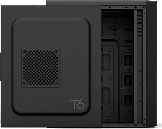 Zalman T6 Midi Tower Κουτί Υπολογιστή Μαύρο