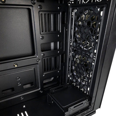 Kolink Inspire K1 Gaming Midi Tower Κουτί Υπολογιστή με Πλαϊνό Παράθυρο και RGB Φωτισμό Μαύρο