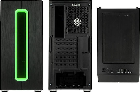 Kolink Nimbus Gaming Midi Tower Κουτί Υπολογιστή με RGB Φωτισμό Μαύρο