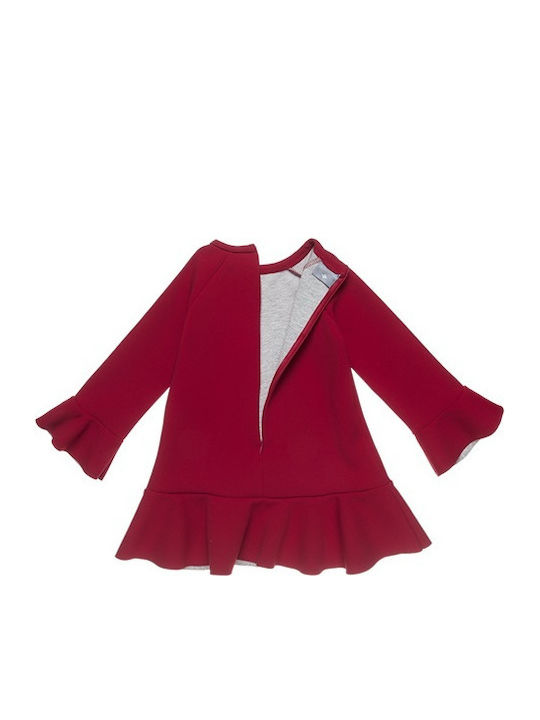 Alouette Kids Dress Long Sleeve Red 00241234_0166