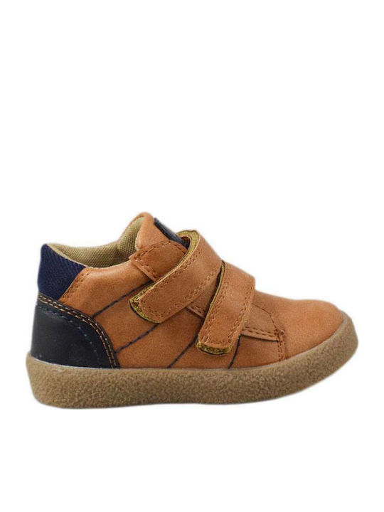 IQ Shoes Austin cu Velcro Tabac maro