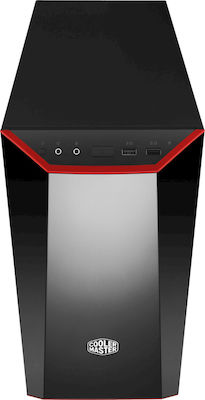 CoolerMaster Masterbox Lite 3.1 TG Mini Tower Κουτί Υπολογιστή με Πλαϊνό Παράθυρο Γκρι