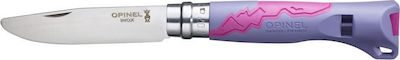 Opinel Νο 07 Outdoor Junior Pocket Knife Purple with Blade made of Stainless Steel