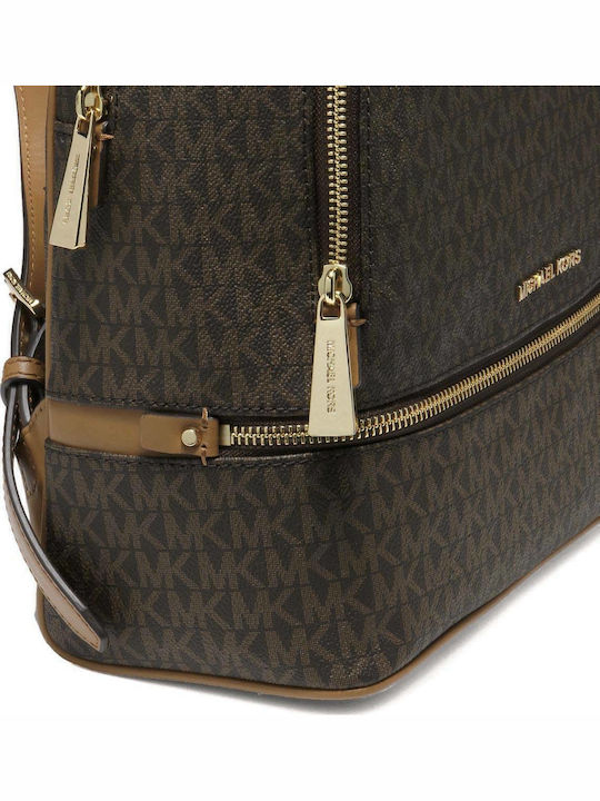 Rhea Leather Women's Bag Backpack Brown