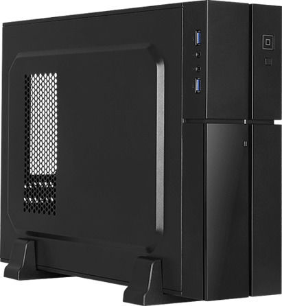 Aerocool Playa Slim Mini-Turm Computergehäuse mit RGB-Beleuchtung Schwarz