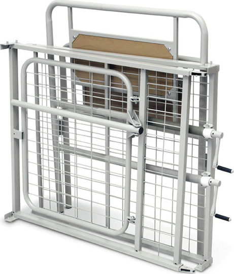Vita Orthopaedics Retractable Manual Folding Hospital Bed with Two Cranks Sidebar 10-2-160