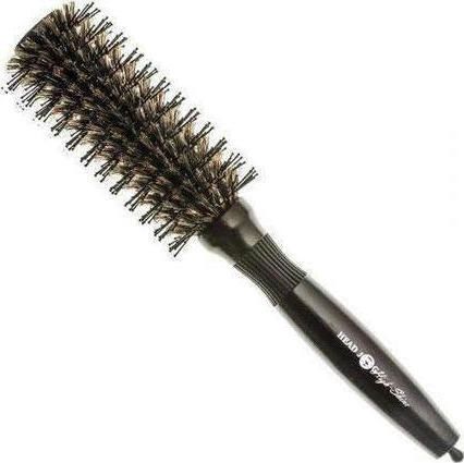 Head Jog 115 High Shine Radial Hair Brush Brush Hair for Straightening Brown 27mm