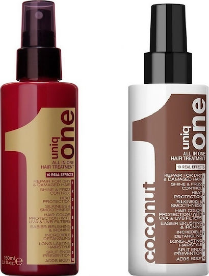 Revlon Unisex Hair Care Set All In One Treatment Coconut with Conditioner 2x300ml