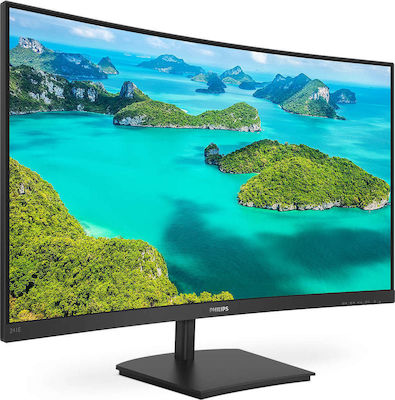 Philips 241E1SCA VA Gebogen Monitor 23.6" FHD 1920x1080 mit Reaktionszeit 4ms GTG