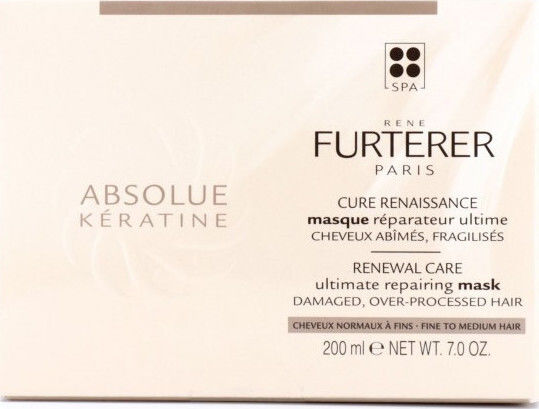 Rene Furterer Absolute Keratine Ultimate Repairing Hair Mask for Repairing 200ml