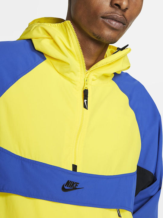 Sportswear Woven Jacke Yellow / Game Royal