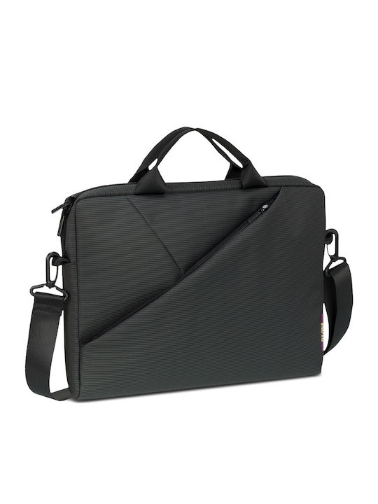 Rivacase Tivoli 8730 Τσάντα Ώμου / Χειρός για Laptop 15.6" σε Μαύρο χρώμα