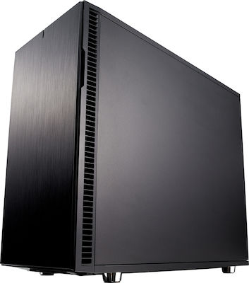 Fractal Design Define R6 Tempered Glass Midi Tower Κουτί Υπολογιστή με Πλαϊνό Παράθυρο Μαύρο