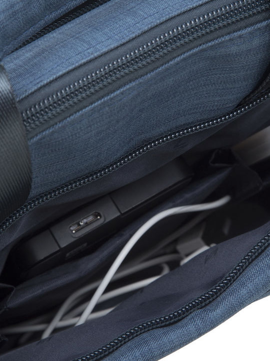 Rivacase Biscayne 8335 Τσάντα Ώμου / Χειρός για Laptop 15.6" σε Μπλε χρώμα