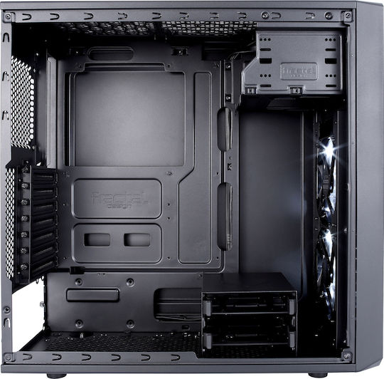 Fractal Design Focus G Геймърско Midi Tower Компютърна Кутия с Страничен Прозорец Черен