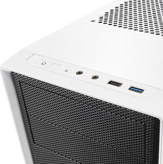 Fractal Design Focus G Midi Tower Κουτί Υπολογιστή με Πλαϊνό Παράθυρο Λευκό