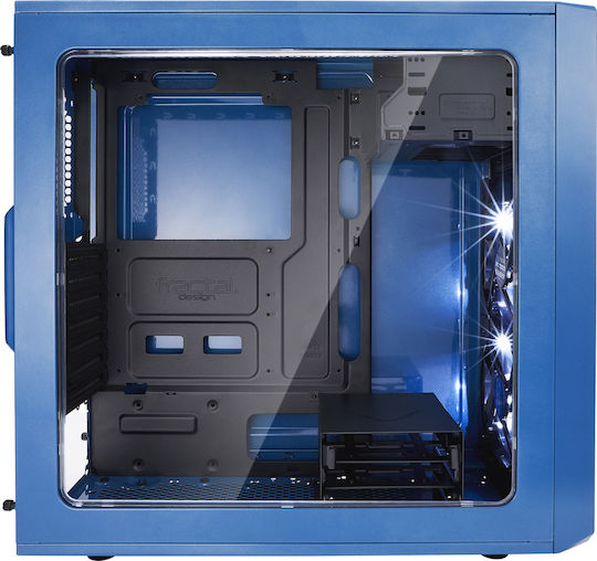 Fractal Design Focus G Midi Tower Κουτί Υπολογιστή με Πλαϊνό Παράθυρο Μπλε