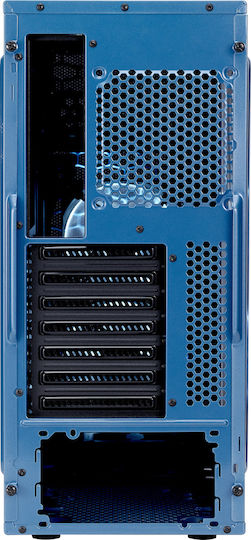 Fractal Design Focus G Midi Tower Κουτί Υπολογιστή με Πλαϊνό Παράθυρο Μπλε
