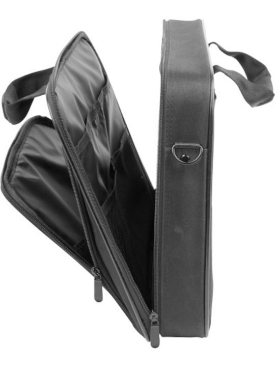 Natec Doberman Τσάντα Ώμου / Χειρός για Laptop 17.3" σε Μαύρο χρώμα