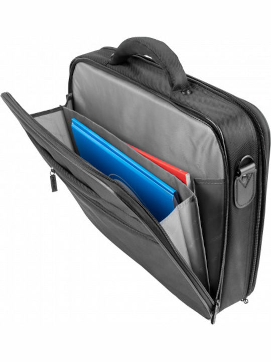 Natec Boxer Αδιάβροχη Τσάντα Ώμου / Χειρός για Laptop 15.6" σε Μαύρο χρώμα