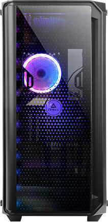 Antec NX1000 Gaming Midi Tower Κουτί Υπολογιστή με Πλαϊνό Παράθυρο Μαύρο