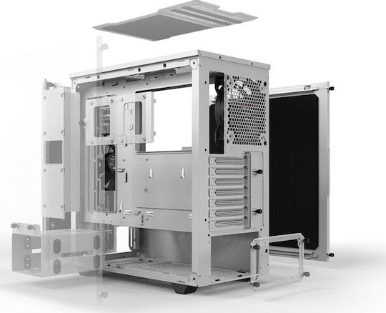 Be Quiet Pure Base 500 Midi Tower Компютърна Кутия Бяла