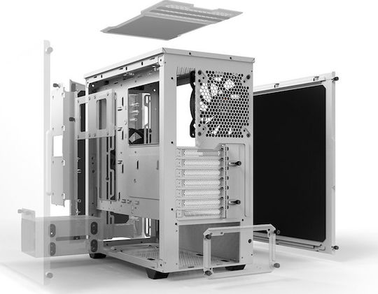 Be Quiet Pure Base 500 Midi Tower Компютърна Кутия Бяла