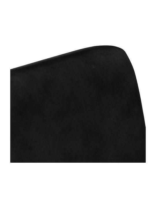 Πολυθρόνα από Γνήσιο Δέρμα Μαύρη 55x62x75cm