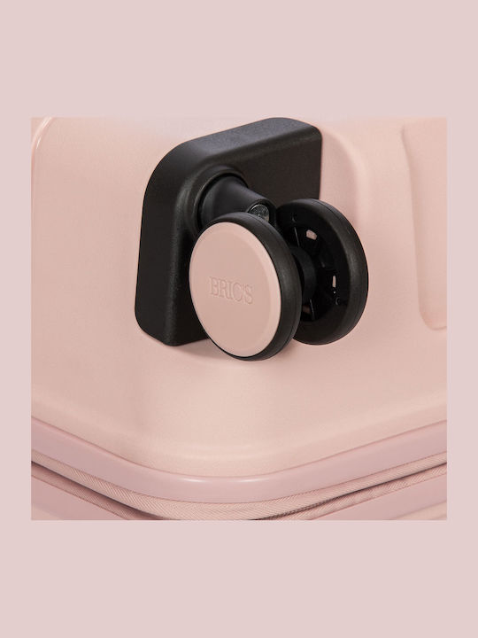 Bric's Milano Ulisse Große Hart Reisekoffer Rosa mit 4 Räder Höhe 79cm