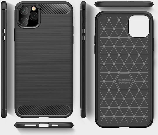 Hurtel Back Cover Σιλικόνης 1.4mm Μαύρο (iPhone 11 Pro Max)