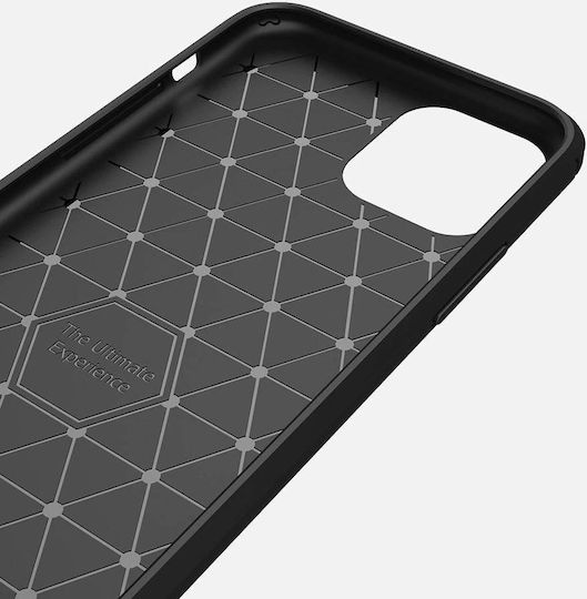 Hurtel Back Cover Σιλικόνης 1.4mm Μαύρο (iPhone 11 Pro Max)