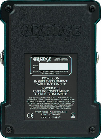 Orange Getaway Driver Pedale Wirkung Overdrive E-Gitarre