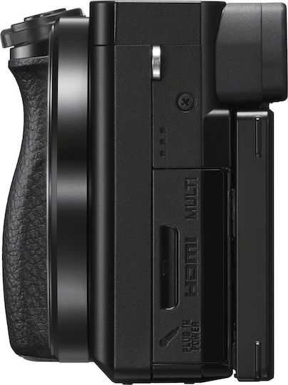 Sony α6100 Mirrorless Φωτογραφική Μηχανή Body Μαύρη