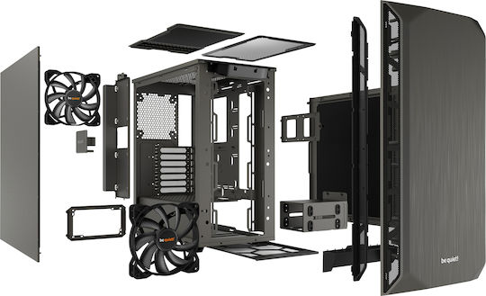 Be Quiet Pure Base 500 Midi Tower Κουτί Υπολογιστή Metallic Gray