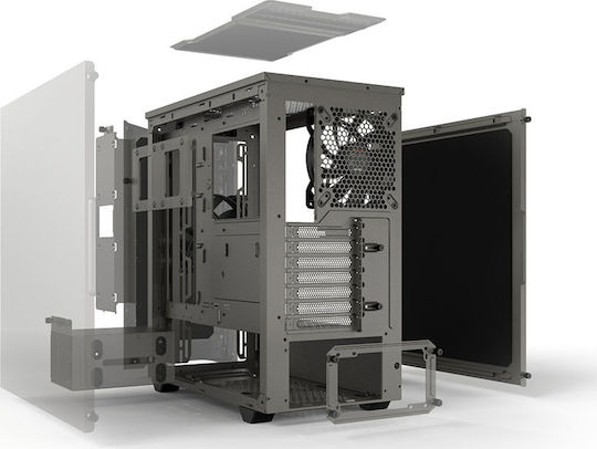 Be Quiet Pure Base 500 Midi Tower Κουτί Υπολογιστή Metallic Gray