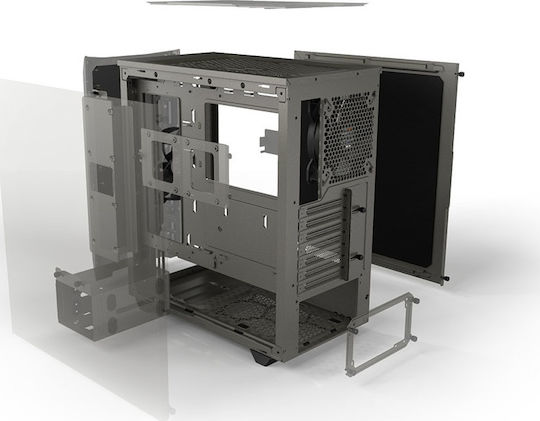 Be Quiet Pure Base 500 Midi Tower Κουτί Υπολογιστή Metallic Gray