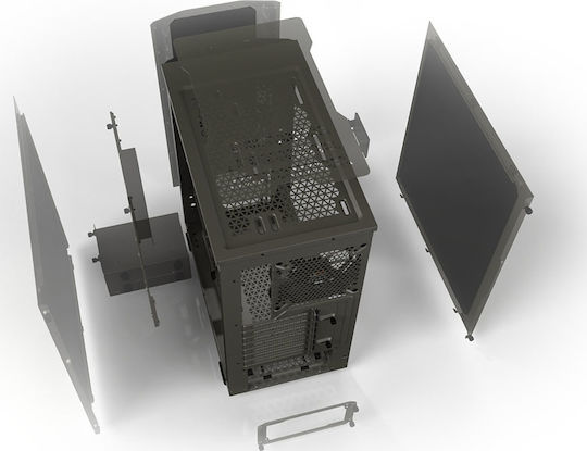 Be Quiet Pure Base 500 Midi Tower Κουτί Υπολογιστή Metallic Gray