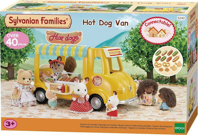 Epoch Toys Jucărie Miniatură Hot Dog Van Familii Sylvanian pentru 3+ Ani 18cm. (Diverse modele) 1 buc