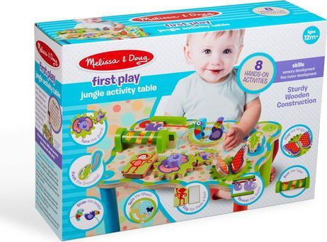 Melissa & Doug Activity Table Jungle made of Wood for 12++ Months