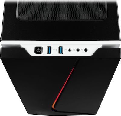 Corsair Carbide Spec-06 RGB Tempered Glass Gaming Midi Tower Κουτί Υπολογιστή με Πλαϊνό Παράθυρο Μαύρο